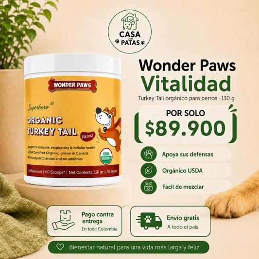 Wonder Paws Vitalidad, 130gr hasta 60 servicios